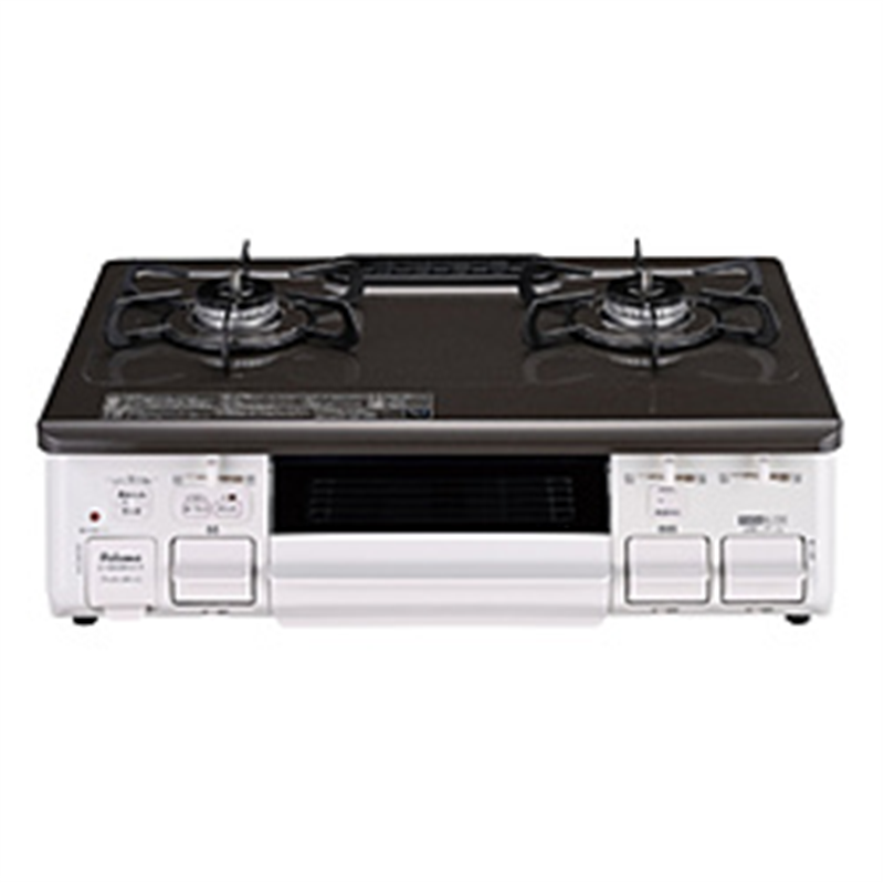 パロマ　Paloma ガステーブルコンロ　あじわざ パロマ ブラウン ICS809BHARLP ［プロパンガス］ 1個（ご注文単位1個）【直送品】