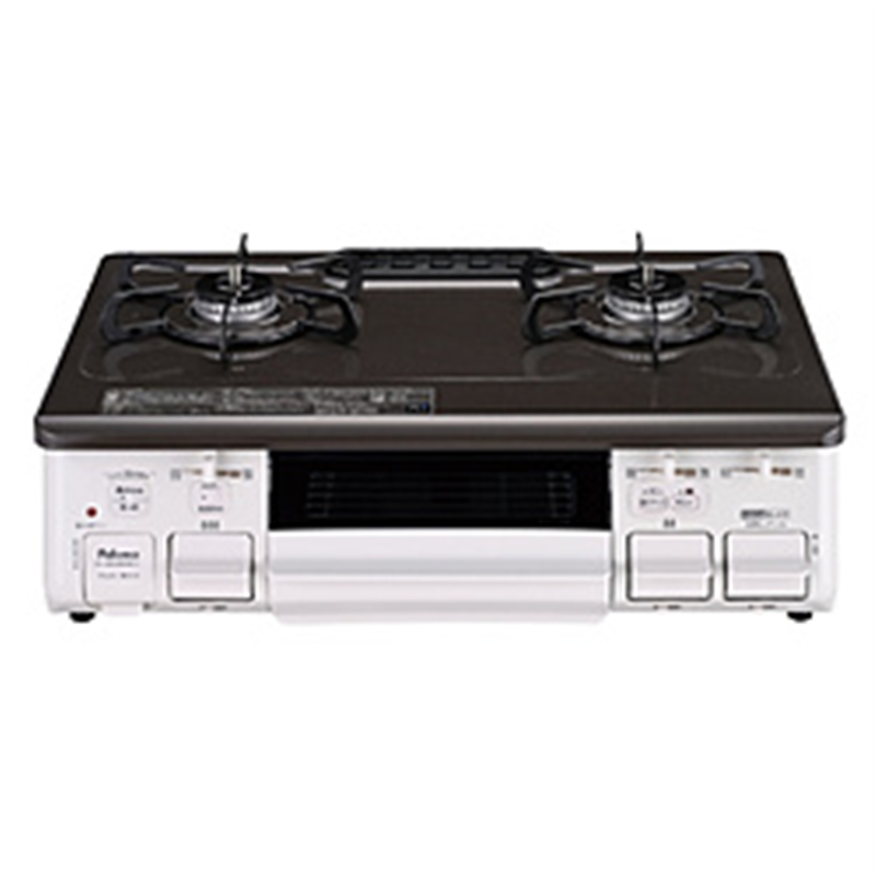 パロマ　Paloma ガステーブルコンロ　あじわざ パロマ ブラウン ICS809BHALLP ［プロパンガス］ 1個（ご注文単位1個）【直送品】