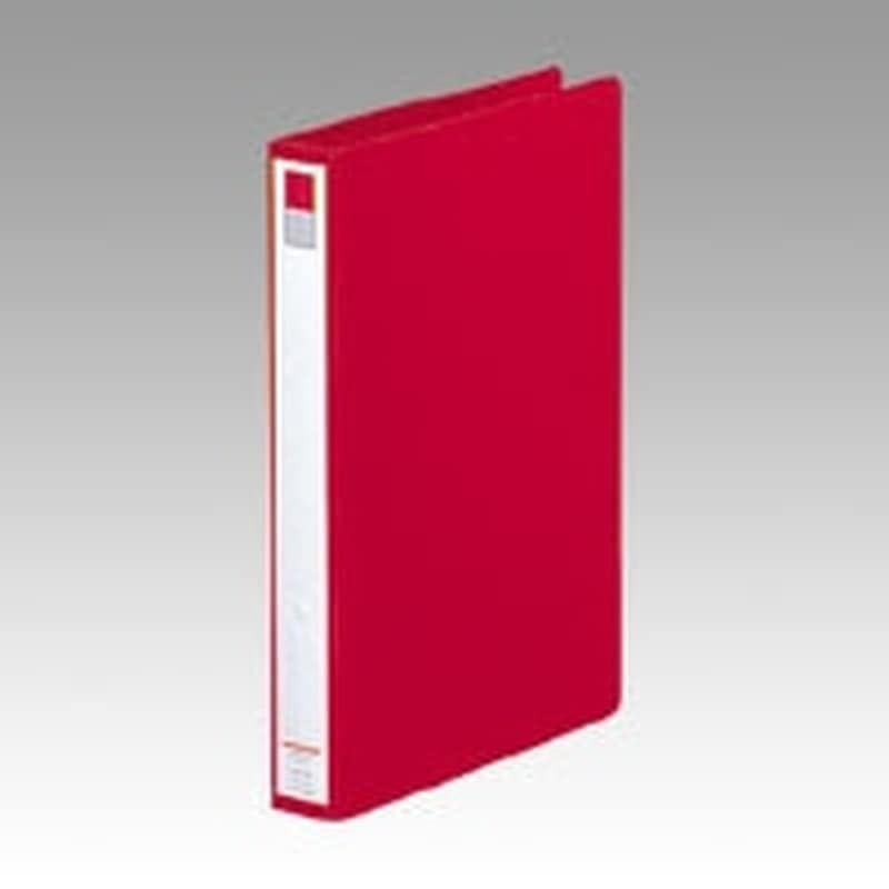 F-877U-3 リングファイルA4S 2H 赤 1冊 (ご注文単位1冊)【直送品】