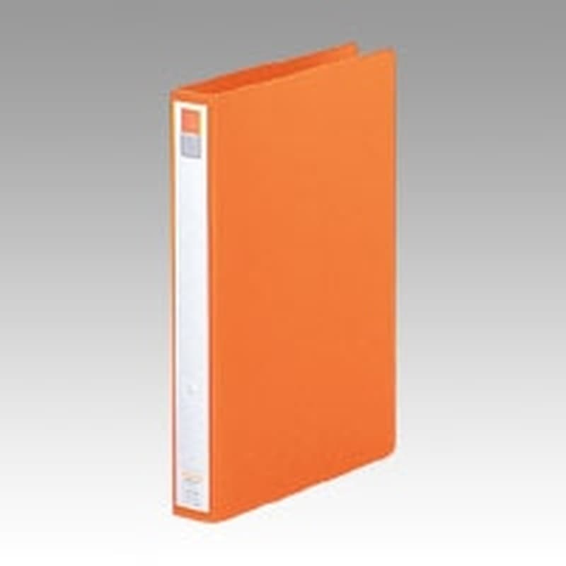 F-877U-4 リングファイルA4S 2H 橙 1冊 (ご注文単位1冊)【直送品】