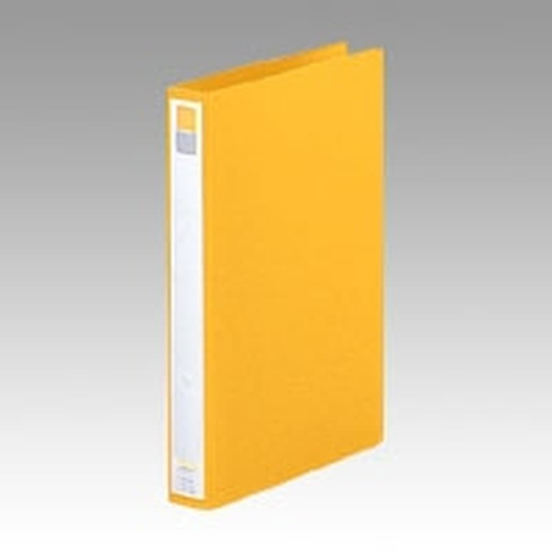 F-877U-5 リングファイルA4S 2H 黄 1冊 (ご注文単位1冊)【直送品】
