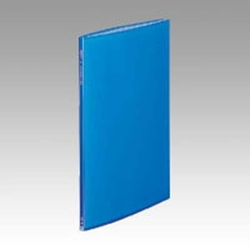 G3132-8 クリヤーブック B4L 20P 青 1冊 (ご注文単位1冊)【直送品】