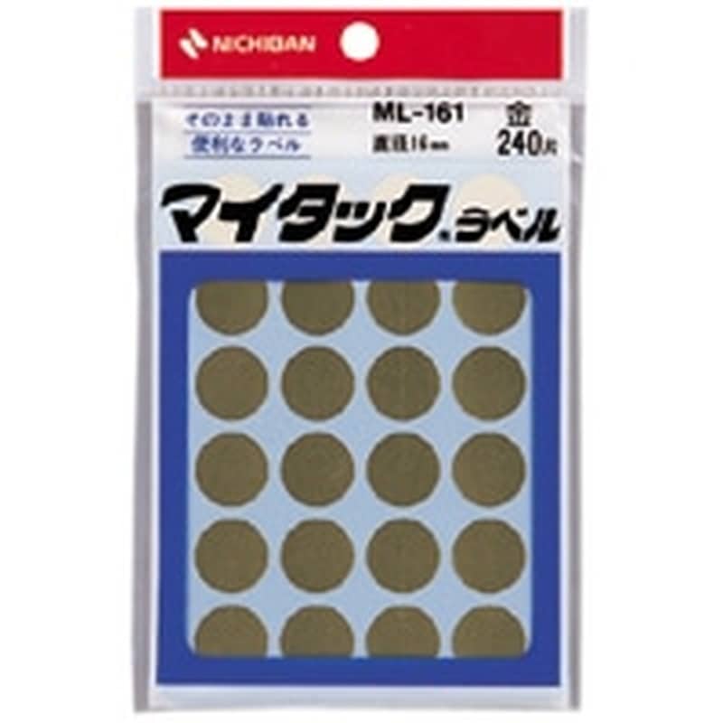 ML-161-9 ゴールド マイタックラベル ML-161 金 1個 (ご注文単位1個)【直送品】