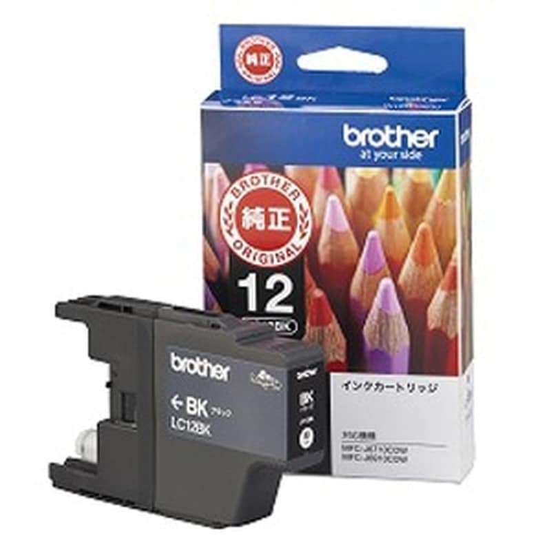 LC12BK インクカートリッジ LC12BK 1個 (ご注文単位1個)【直送品】