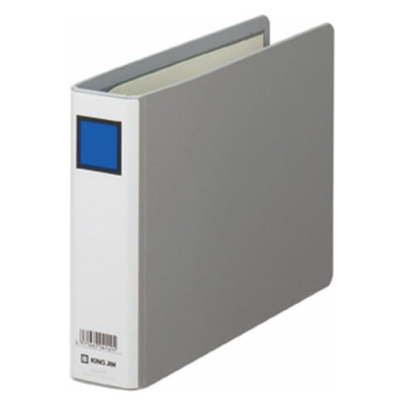 943Nクレ キングファイルG A5E 灰 1冊 (ご注文単位1冊)【直送品】