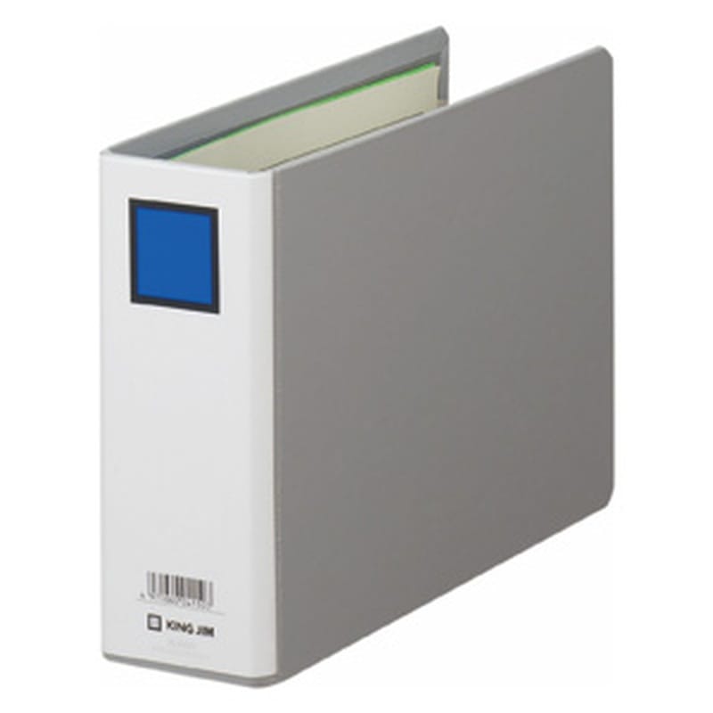 945Nクレ キングファイルG A5E 灰 1冊 (ご注文単位1冊)【直送品】