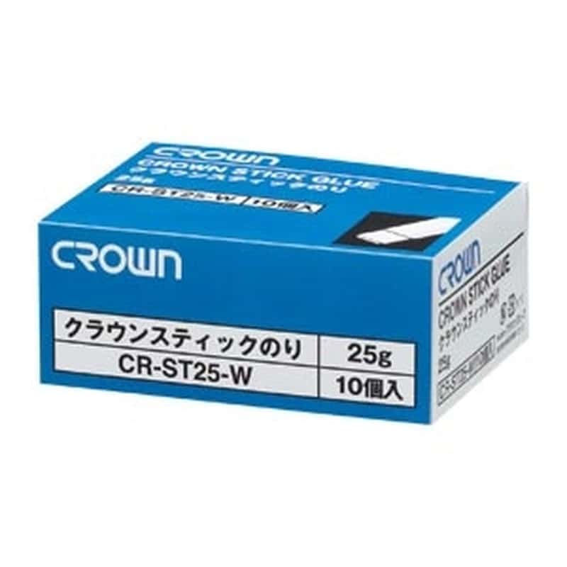 CR-ST25-WX10 クラウンスティックのり25g 【10個】 1箱 (ご注文単位1箱)【直送品】