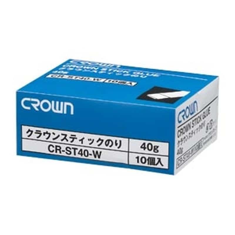 CR-ST40-WX10 クラウンスティックのり40g 【10個】 1箱 (ご注文単位1箱)【直送品】