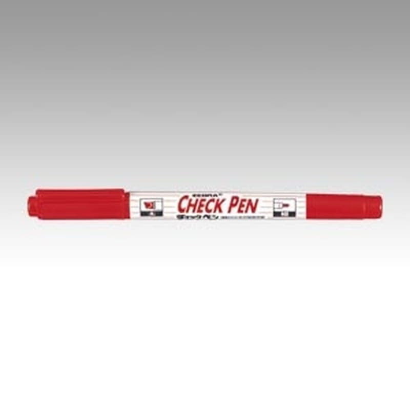 MW-150-CK-R 新 チェックペン 赤 1本 (ご注文単位1本)【直送品】