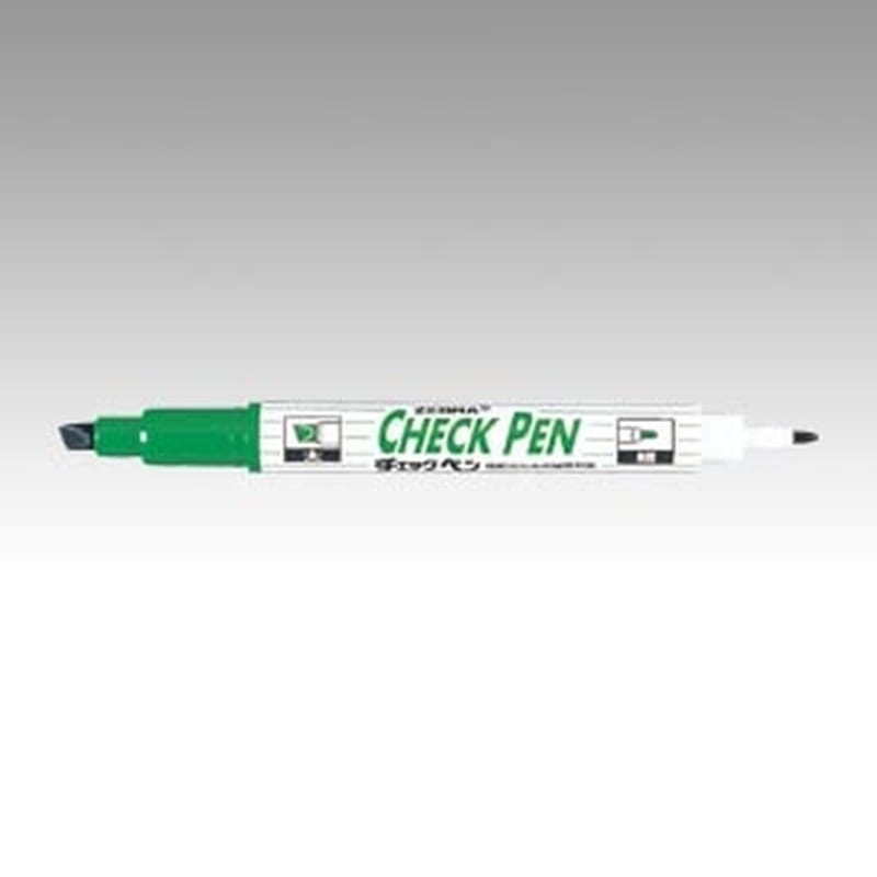 MW-151-CK-G 新 チェックペン 緑 1本 (ご注文単位1本)【直送品】