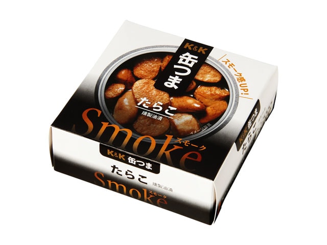 K&K缶つまSmokeたらこ50g※軽(ご注文単位6個)【直送品】