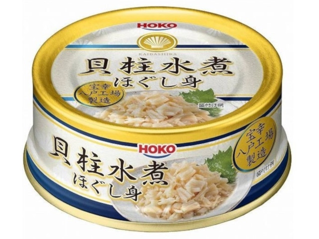 宝幸貝柱水煮ほぐし身ホタテエキス配合65g※軽(ご注文単位24個)【直送品】
