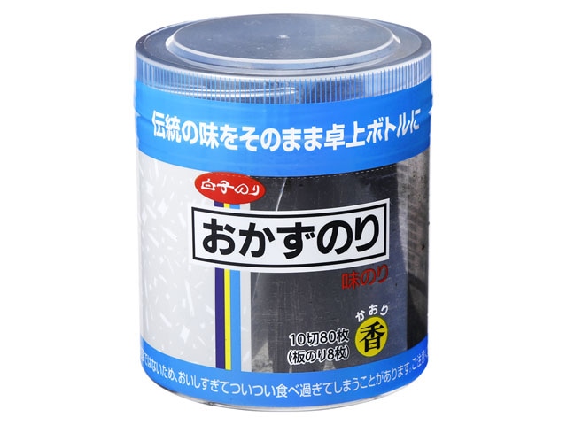 白子のり味おかず香卓上10切80枚※軽（ご注文単位12個）【直送品】