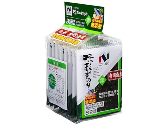 ニコニコのり味おかず8袋※軽(ご注文単位15個)【直送品】