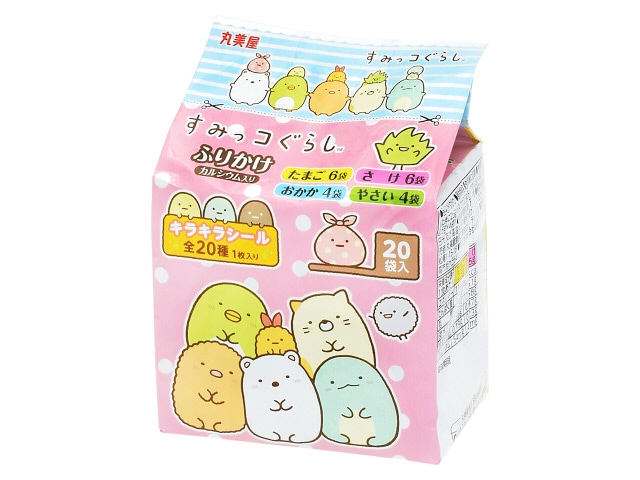丸美屋すみっコぐらしふりかけミニパック50g※軽(ご注文単位10個)【直送品】