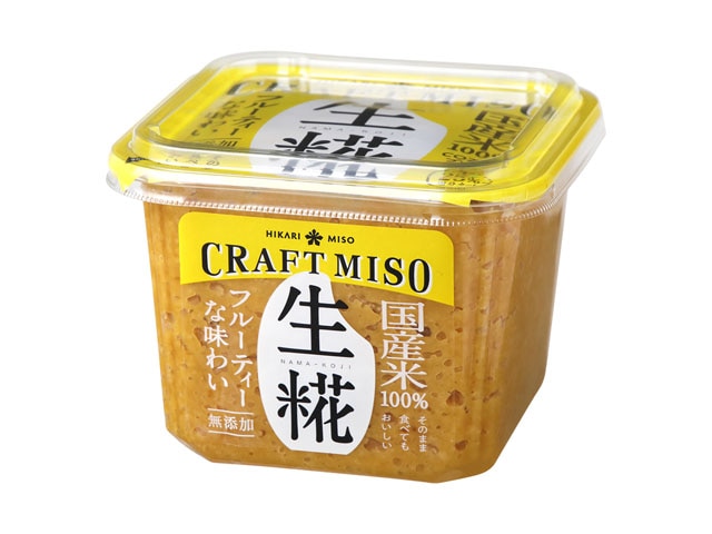 ひかり味噌CRAFTMISO生糀650g※軽(ご注文単位8個)【直送品】