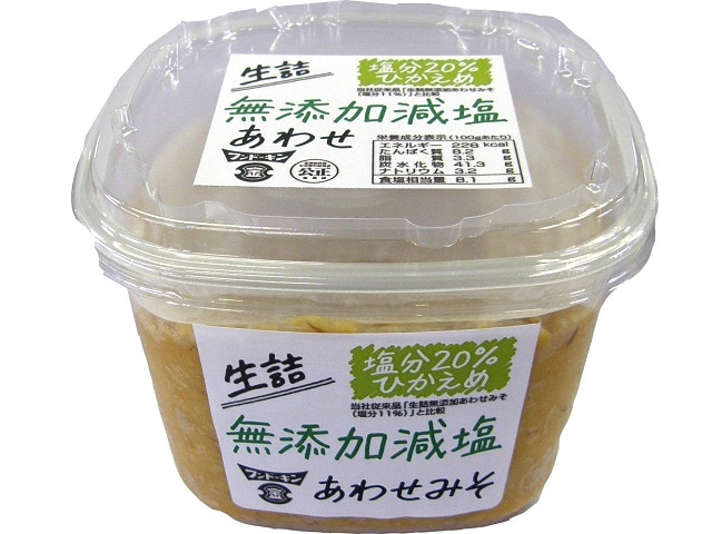 フンドーキン生詰無添加減塩あわせ850g※軽(ご注文単位6個)【直送品】