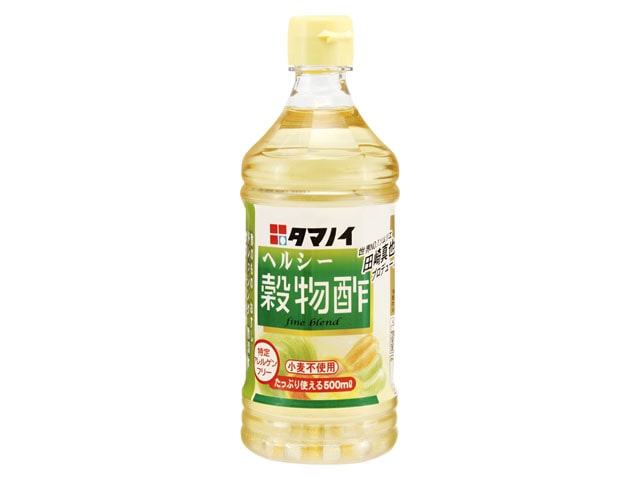 タマノイヘルシー穀物酢ペット500ml※軽(ご注文単位20個)【直送品】