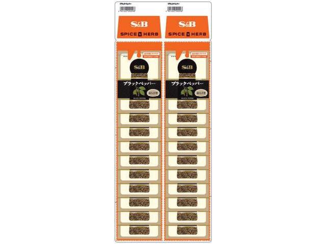 S＆Bブラックペッパーあらびき袋14g※軽（ご注文単位10個）【直送品】