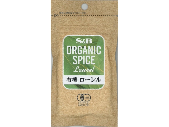 S&BOGスパイス有機ローレル袋4g※軽(ご注文単位10個)【直送品】