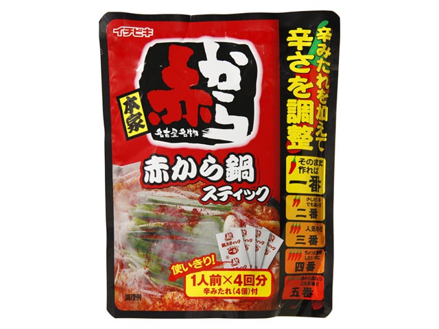 イチビキ赤から鍋スティック1人前※軽（ご注文単位10個）【直送品】