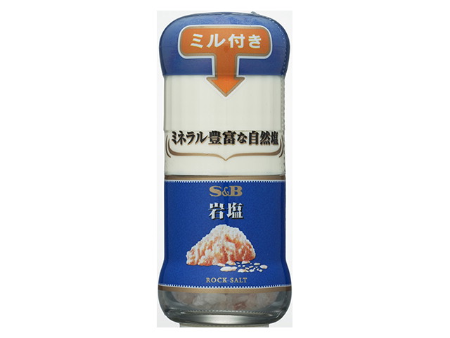 S&Bエスビーミル付き岩塩40g※軽(ご注文単位5個)【直送品】