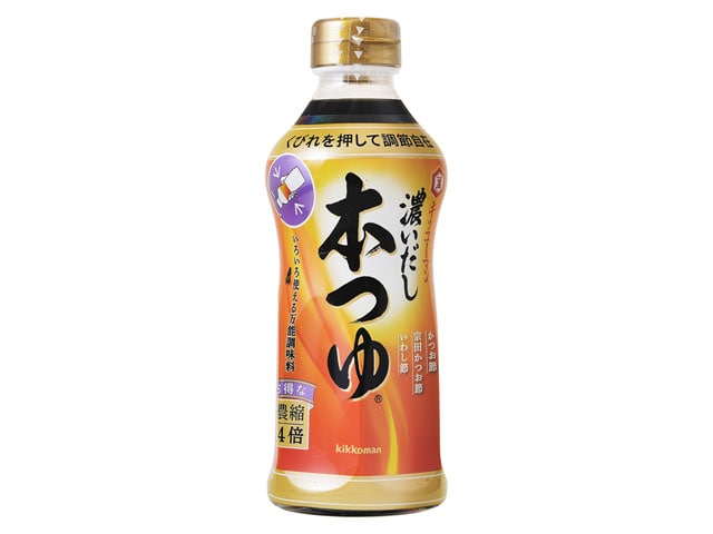 キッコーマン濃いだし本つゆ500ml※軽（ご注文単位12個）【直送品】