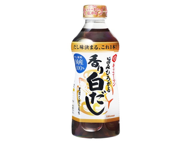 キッコーマン旨みひろがる香り白だし500ml※軽（ご注文単位12個）【直送品】