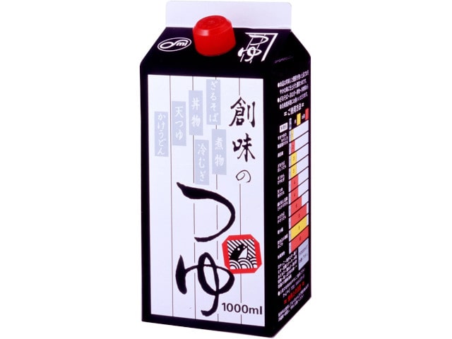 創味食品つゆ1L※軽（ご注文単位6個）【直送品】