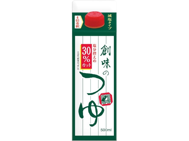 創味食品創味のつゆ減塩タイプ500ml※軽(ご注文単位6個)【直送品】
