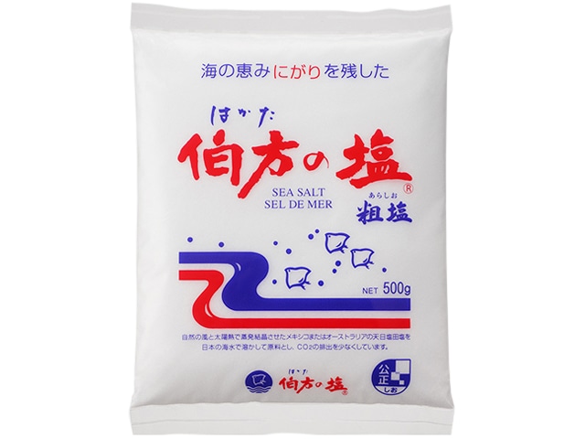 伯方の塩500g※軽(ご注文単位10個)【直送品】