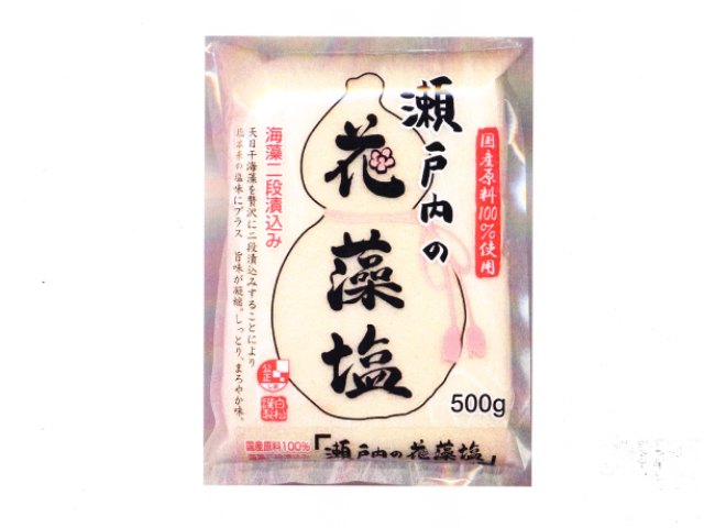 白松瀬戸内の花藻塩500g※軽(ご注文単位10個)【直送品】