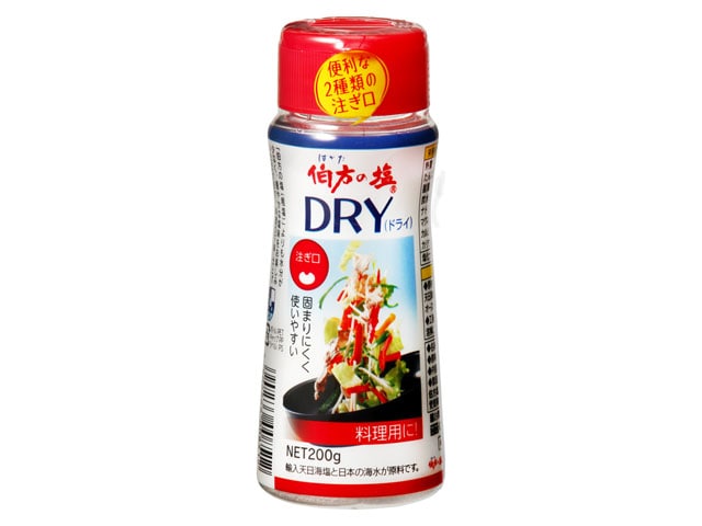 伯方の塩DRY(ボトル)200g※軽(ご注文単位5個)【直送品】