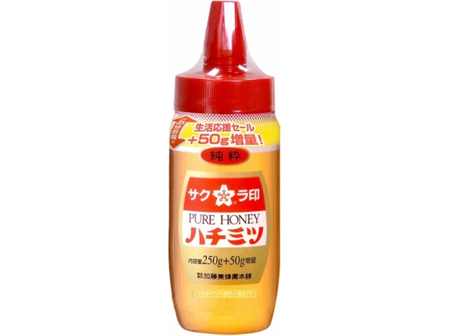 サクラ印純粋はちみつポリ250g※軽(ご注文単位12個)【直送品】