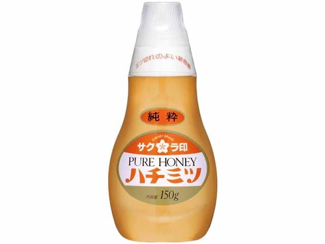 サクラ印純粋ハチミツポリ150g※軽(ご注文単位12個)【直送品】