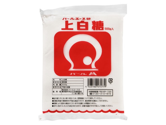 パールエース上白糖500g※軽(ご注文単位10個)【直送品】
