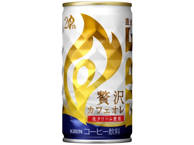 キリンファイア贅沢カフェオレ缶185g※軽(ご注文単位30個)【直送品】