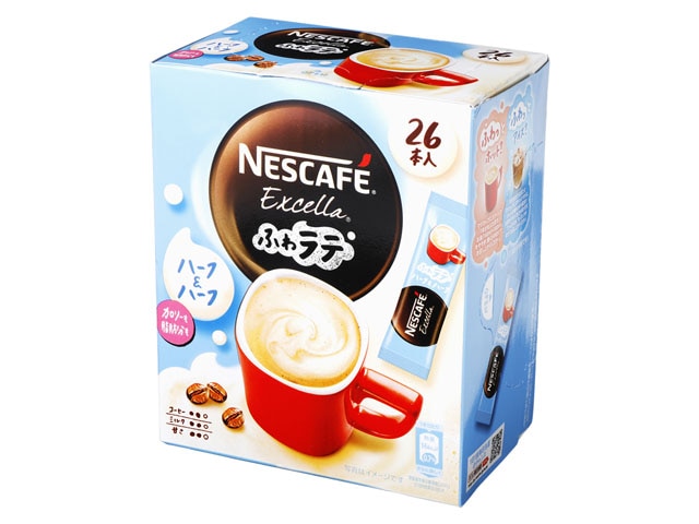 ネスカフェエクセラふわラテハーフハーフ26P117g ※軽(ご注文単位6個)【直送品】