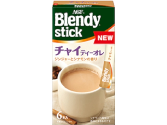AGFブレンディスティックチャイティーオレ6本※軽(ご注文単位6個)【直送品】