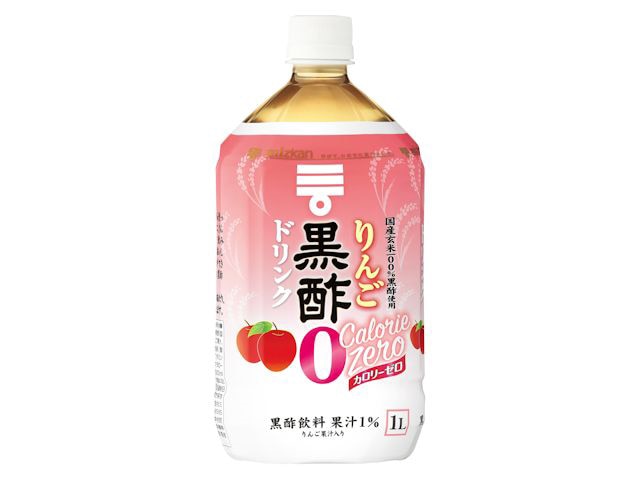 ミツカンりんご黒酢カロリーゼロペット1L※軽(ご注文単位6個)【直送品】