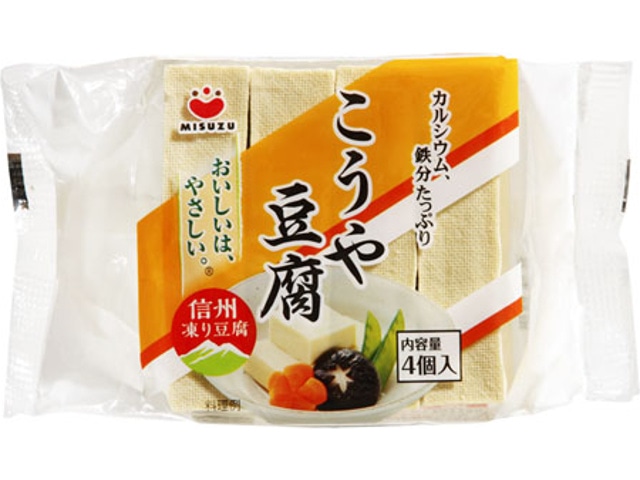 みすずこうや豆腐4個ポリ66G※軽(ご注文単位10個)【直送品】