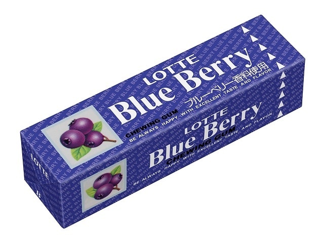 ロッテ歯につきにくいブルーベリーガム9枚※軽(ご注文単位15個)【直送品】
