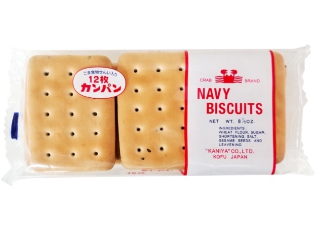 カニヤカンパンネイビービスケ12枚※軽(ご注文単位20個)【直送品】
