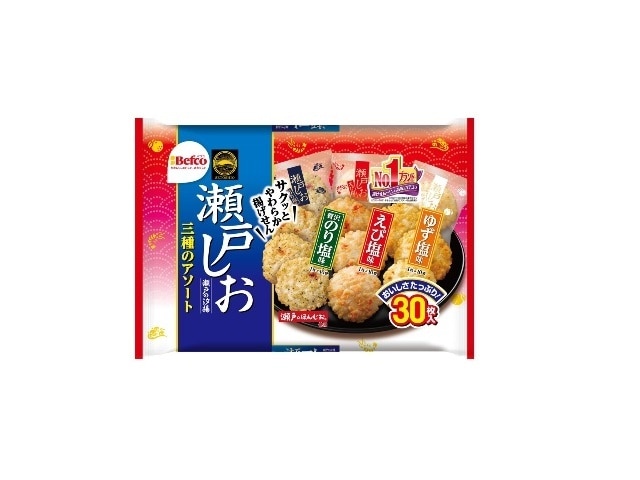 栗山米菓瀬戸の汐揚アソートファミリーS30枚※軽(ご注文単位10個)【直送品】