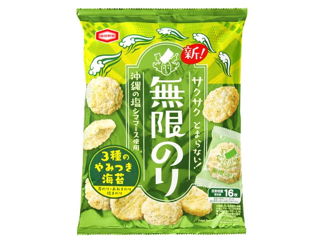 亀田製菓無限のり73g※軽(ご注文単位12個)【直送品】