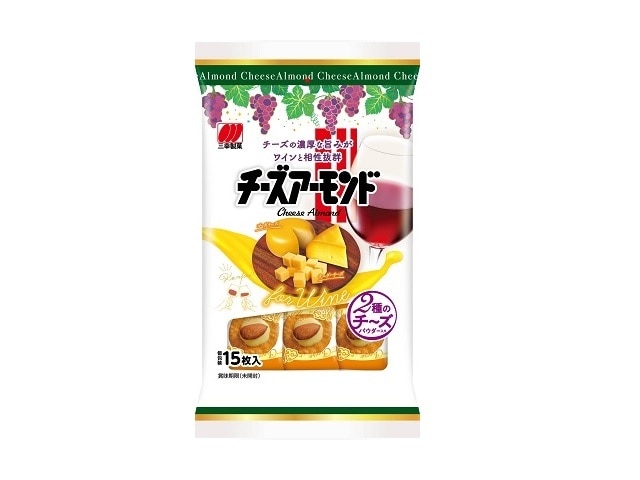 三幸製菓チーズアーモンド15枚※軽(ご注文単位16個)【直送品】
