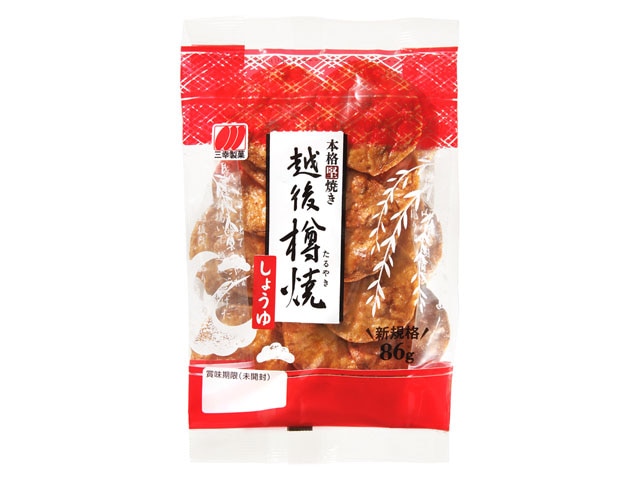 三幸製菓越後樽焼しょうゆ86g※軽(ご注文単位12個)【直送品】