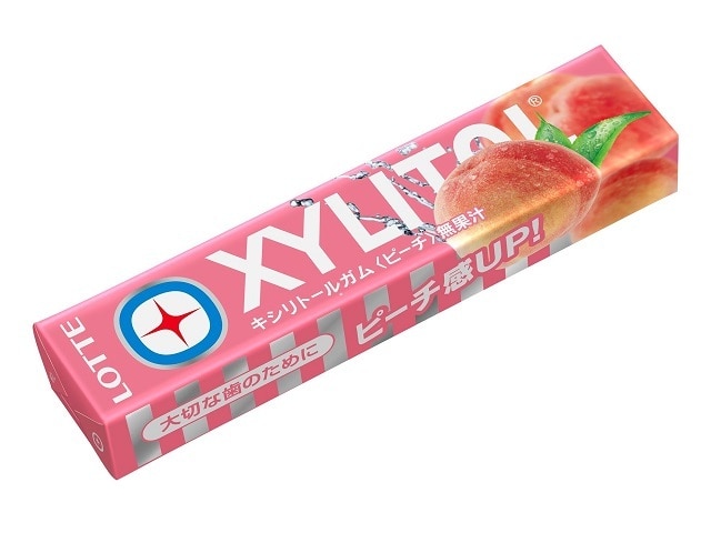 ロッテキシリトールガムピーチ14粒※軽(ご注文単位20個)【直送品】