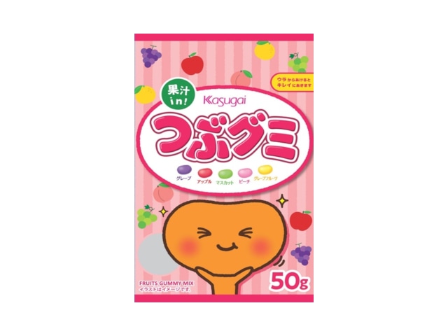 春日井つぶグミ50g※軽(ご注文単位6個)【直送品】
