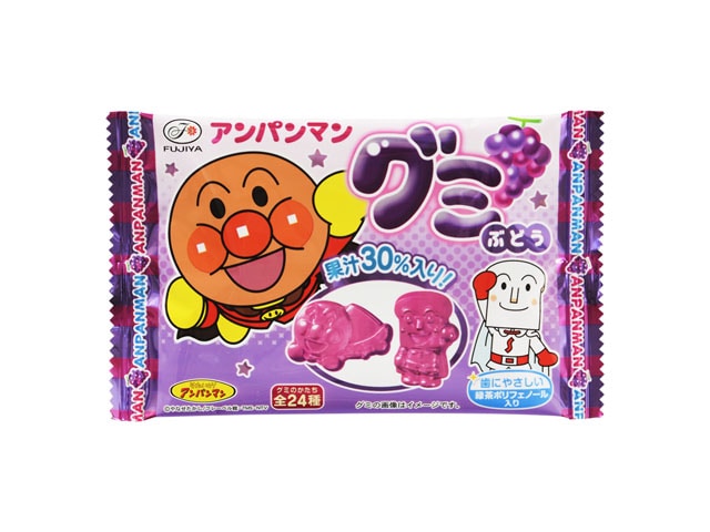 不二家アンパンマングミぶどう6粒※軽(ご注文単位20個)【直送品】